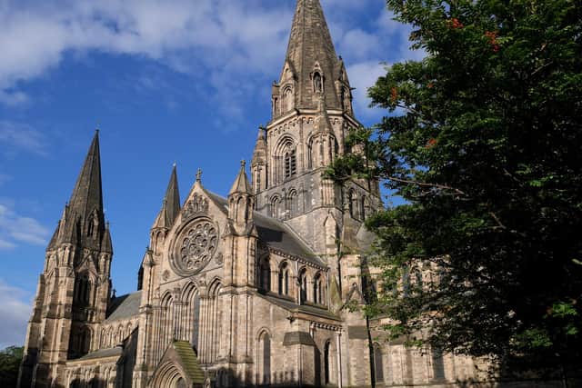 Holding the title of the tallest landmark in Edinburgh is St Mary’s Episcopal Cathedral. Built in 1897 and located in the West End, the goliath cathedral’s middle tower stands at 90 metres, which is 295ft.
