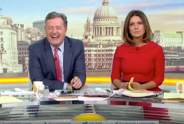 Piers Morgan and Susanna Reid host Good Morning Britain.