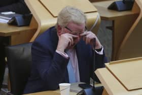 Jackson Carlaw resigned as Scottish Tory leader just months after he was elected by party members to the job (Picture: poolphoto/Fraser Bremner/ Scottish DailyMail)