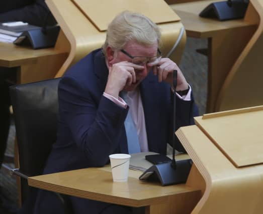 Jackson Carlaw resigned as Scottish Tory leader just months after he was elected by party members to the job (Picture: poolphoto/Fraser Bremner/ Scottish DailyMail)
