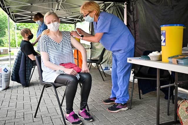 Clinics are opening up to those aged 40 and over who have not yet had a first dose of the vaccine (Getty Images)