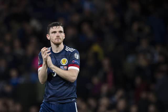 Andy Robertson insists Scotland must put their own World Cup dream above sympathy for war-torn Ukraine. (Photo by Craig Foy / SNS Group)