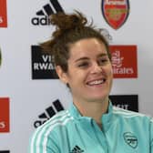 Scotland defender Jennifer Beattie joins us for episode two of our Women's Euro 2022 show (Photo by David Price/Arsenal FC via Getty Images)