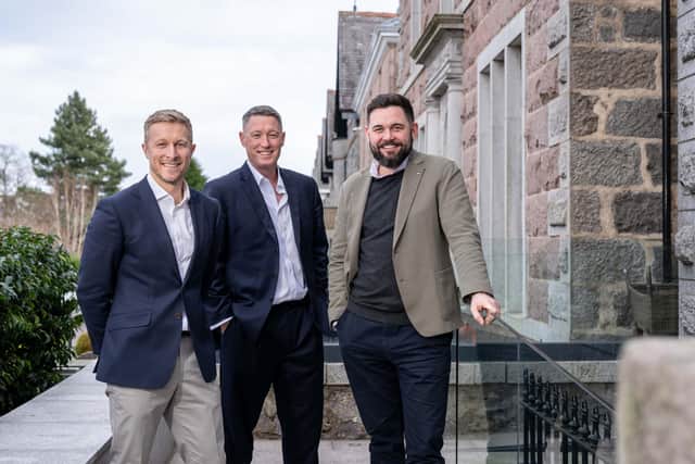 (L-R) Gary Wales, Rob Aberdein, Sean Nicol