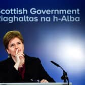 First Minister Nicola Sturgeon. Picture: Andy Buchanan/Pool/AFP via Getty Images