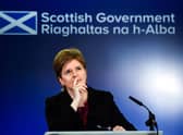 First Minister Nicola Sturgeon. Picture: Andy Buchanan/Pool/AFP via Getty Images