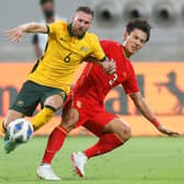 Martin Boyle was injured when playing for Australia against China.