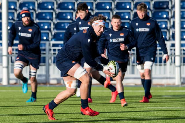 Jamie Ritchie will move to openside flanker for Edinburgh against London Irish.  (Photo by Ross Parker / SNS Group)