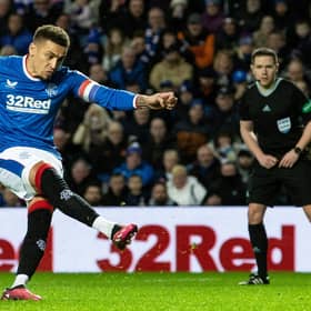 James Tavernier missed a penalty in Rangers' 3-2 win over Partick Thistle. (Photo by Alan Harvey / SNS Group)