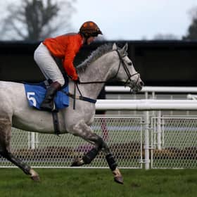 Lorna Brooke, riding Radius Bleu in 2016.