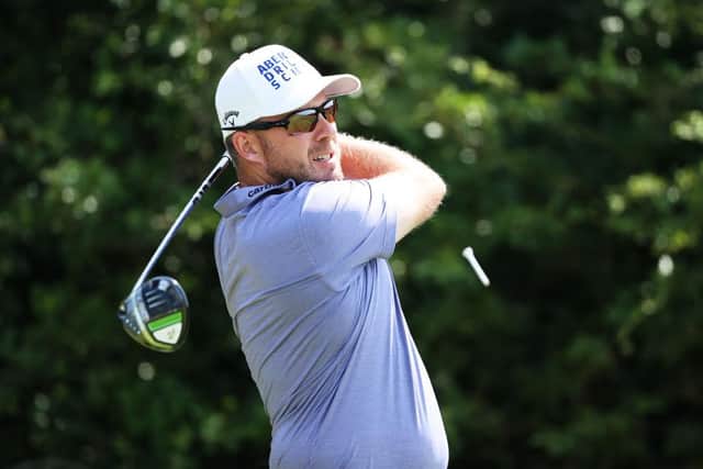 Richie Ramsay produced his record length off the tee in 2021 but he can't use a driver with a 47-inch shaft from the start of next year. Picture: Warren Little/Getty Images.