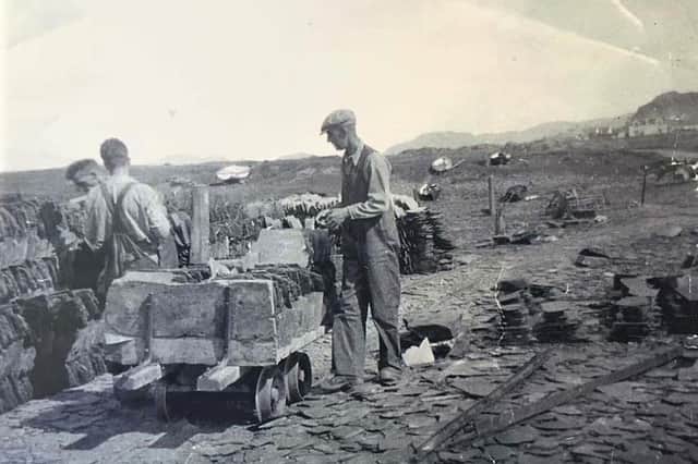 Luing was once home to around 600 people with the slate industry offering steady employment for many (Picture: Luing History Group)