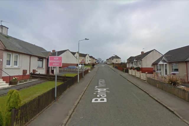 A teenage boy has died after a collision with a bus in Harthill, Lanarkshire. Pic: Google Maps