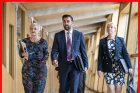 Scotland's First Minister Humza Yousaf with Justice and Home Affairs Minister Angela Constance (left) and Deputy First Minister Shona Robison (right) arrive for First Minster's Questions (FMQ's) at the Scottish Parliament this week. Susan Dalgety queries the capabilities of Scotland's elected representatives ahead of the 25th anniversary of the reconvening of the Scottish Parliament. Jane Barlow/PA Wire