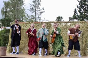 As You Like It is performed with tremendous panache by the Folksy Theatre cast
