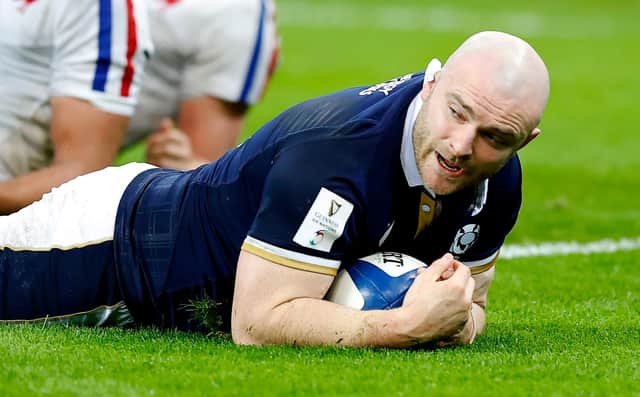 Dave Cherry, who scored a Six Nations try in the win over France in Paris in March, has been called into Scotland's Autumn Nations Series squad. Picture: SNS Group