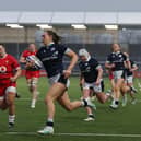 Emma Orr runs in to score Scotland's second try in their narrow 24-21 win against Wales in this year's Women's Six Nations (Picture: Ian MacNicol/Getty Images)