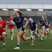Emma Orr runs in to score Scotland's second try in their narrow 24-21 win against Wales in this year's Women's Six Nations (Picture: Ian MacNicol/Getty Images)