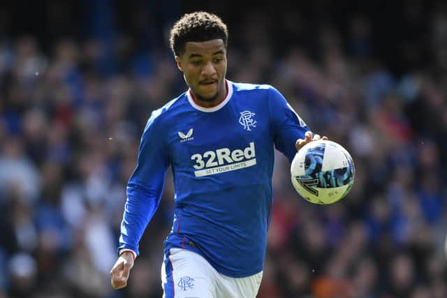 Malik Tillman has confirmed Rangers talks over new deal.  (Photo by Ross MacDonald / SNS Group)