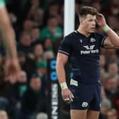 Huw Jones suffered an injury while on Scotland duty.
