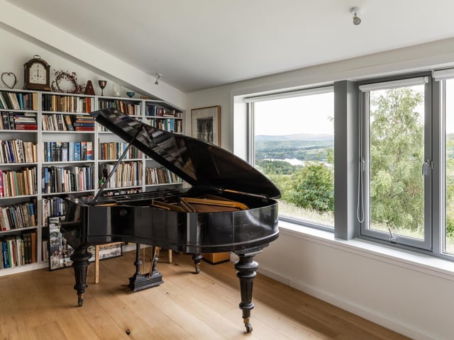 Interior: The Houl enjoys more than 2,000sq ft of floorspace, and its full-height windows frame fabulous views over the Rhinns of Kells. The home has a spacious open-plan kitchen, living and dining room, three bedrooms, office and utility.
Contact: The Modern House on 020 3795 5920