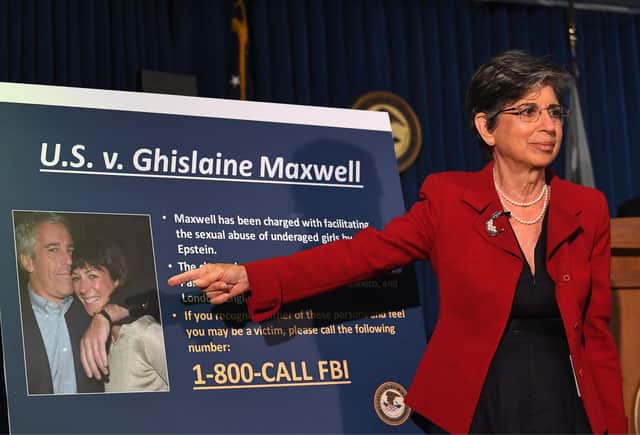 Convicted sex trafficker Ghislaine Maxwell and the late financier Jeffrey Epstein, who sexually abused teenagers, appeared respectable to many people before their crimes were revealed (Picture: Johannes Eisele/AFP via Getty Images)