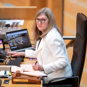 Presiding Officer Alison Johnstone needs to interrupt MSPs who speak for too long, starting with Nicola Sturgeon (Picture: Jane Barlow/WPA pool/Getty Images)
