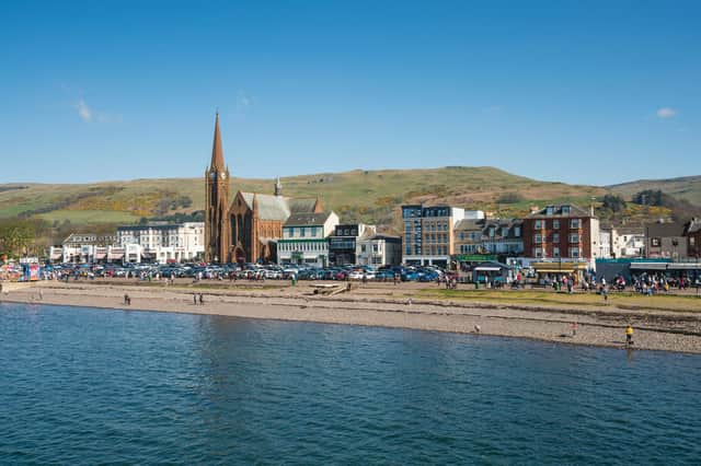 The town of Largs, on the Forth of Clyde in North Ayrshire is a seaside resort with a pier and links with the Vikings. Picture: Kenny Lam
