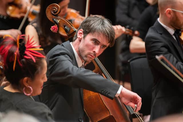 Cellist Philip Higham performing with the Scottish Chamber Orchestra at the Usher Hall Edinburgh PIC: Christopher Bowen