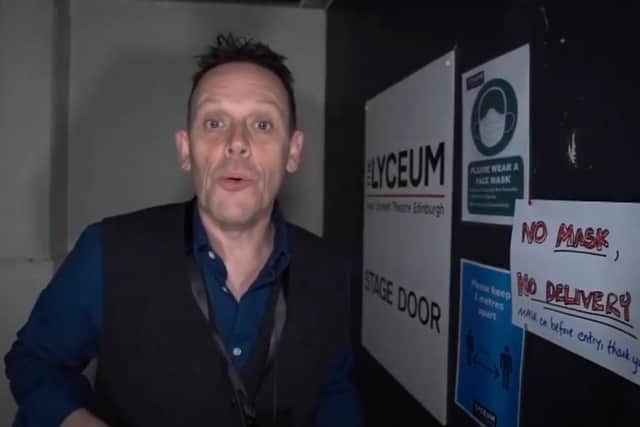 Andy Cannon in The Stage's Door PIC: Aly Wight
