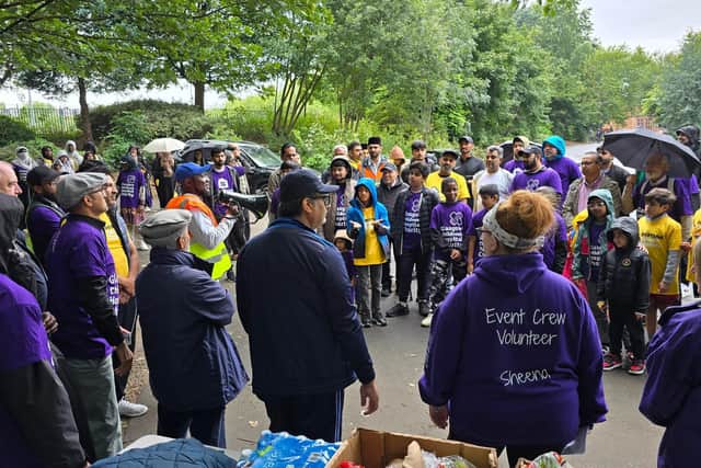 Participants at the Kelvingrove park. Photo: AMEA Scotland