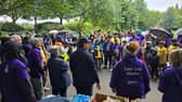 Participants at the Kelvingrove park. Photo: AMEA Scotland
