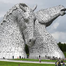 New and exclusive tours of The Kelpies are being offered in the tenth anniversary year. Pic: Michael Gillen