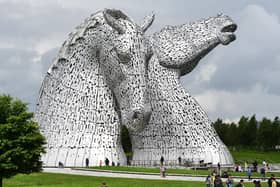 New and exclusive tours of The Kelpies are being offered in the tenth anniversary year. Pic: Michael Gillen