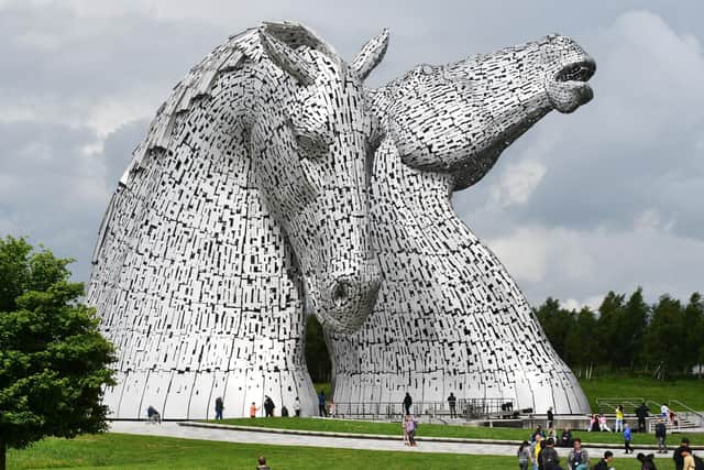 New and exclusive tours of The Kelpies are being offered in the tenth anniversary year. Pic: Michael Gillen