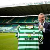 Ange Postecoglou was presented to the media for the first time on Friday.