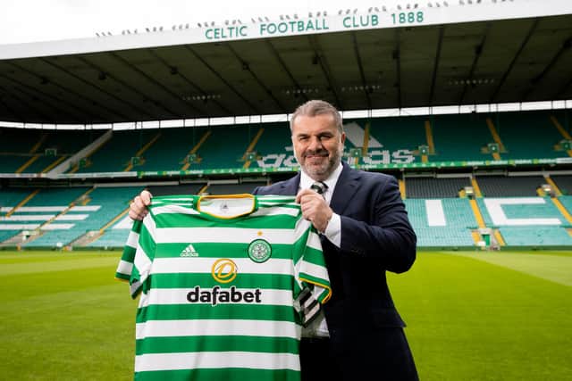 Ange Postecoglou was presented to the media for the first time on Friday.