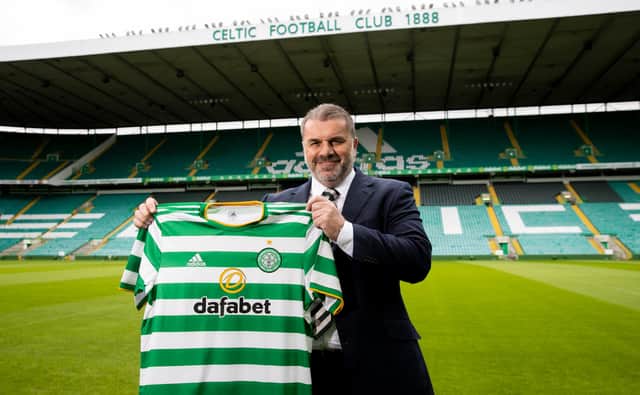 Ange Postecoglou was presented to the media for the first time on Friday.