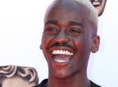 Ncuti Gatwa, cast as the new Doctor Who, pictured at the BAFTA Television awards on May 8, 2022 (Photo by Tristan Fewings/Getty Images)