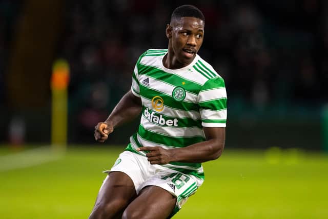 Celtic summer arrival Osaze Urhoghide travelled to Belgium on Sunday to join KV Oostende on loan until the end of the season. (Photo by Alan Harvey / SNS Group)