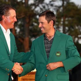 Former winners Phil Mickelson and Charl Schwartzel are among the LIV Golf players who have been given the green light to play in next year's Masters. Picture: Andrew Redington/Getty Images.