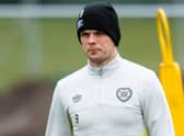 Lawrence Shankland pictured back in Hearts training ahead of the weekend match against Aberdeen at Pittodrie.  (Photo by Mark Scates / SNS Group)