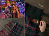 Emma Wilkinson, of Gordon Nicolson Kiltmakers, made the kilt for JJ Chalmers on tonight's Strictly Come Dancing show.