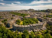 A drone image captures fully the stunning Moray Place Grade-A listed buildings
Pic: Knight Frank
