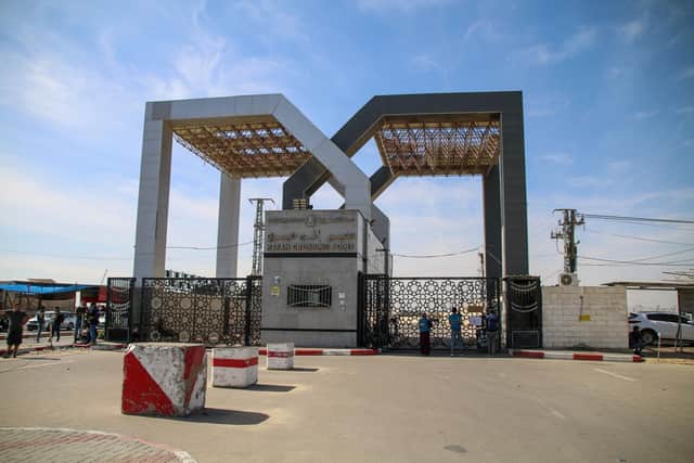 The Rafah crossing has been closed to all but a small number of aid trucks since the conflict broke out on 7 October.