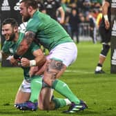 Garry Ringrose scored one of Ireland's tries in their extraordinary triumph over New Zealand.