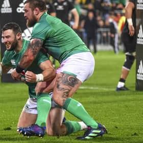 Garry Ringrose scored one of Ireland's tries in their extraordinary triumph over New Zealand.
