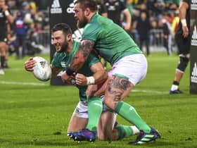 Garry Ringrose scored one of Ireland's tries in their extraordinary triumph over New Zealand.