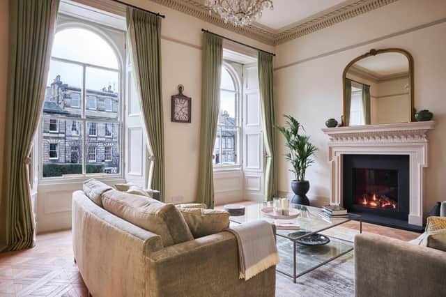 A sitting room in an Edinburgh West End townhouse
