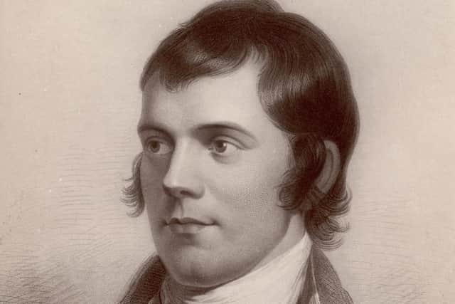 Robert Burns: The behaviour of the 18th Century poet has often divided opinion among those who judge him by modern day standards. PIC: Getty.